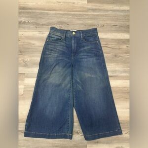 Frame Denim Lorna High rise Goucho jeans size 25